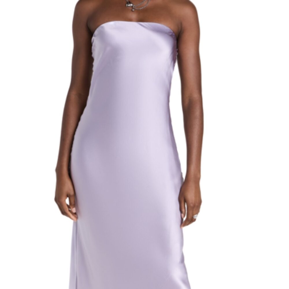 Strapless Silk Reformation Dress